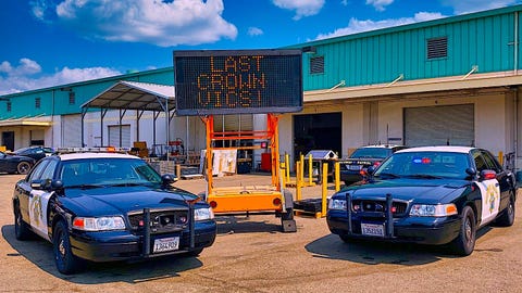 last ford crown victoria police cars in ca