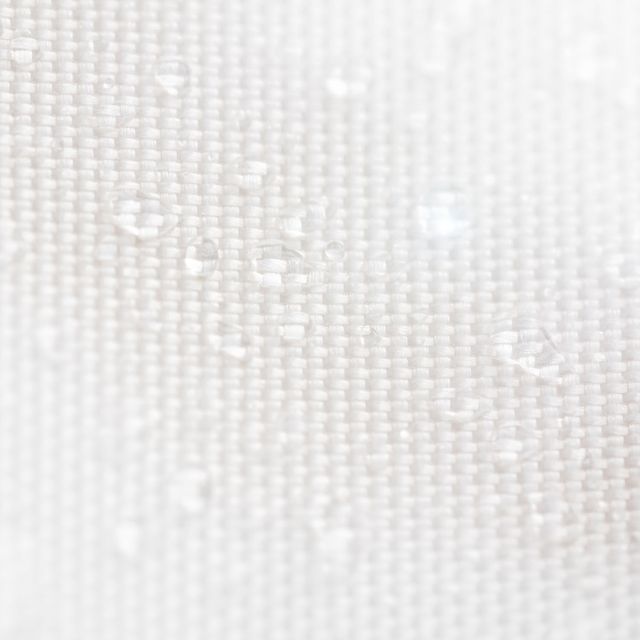 waterproof fabric with water drops