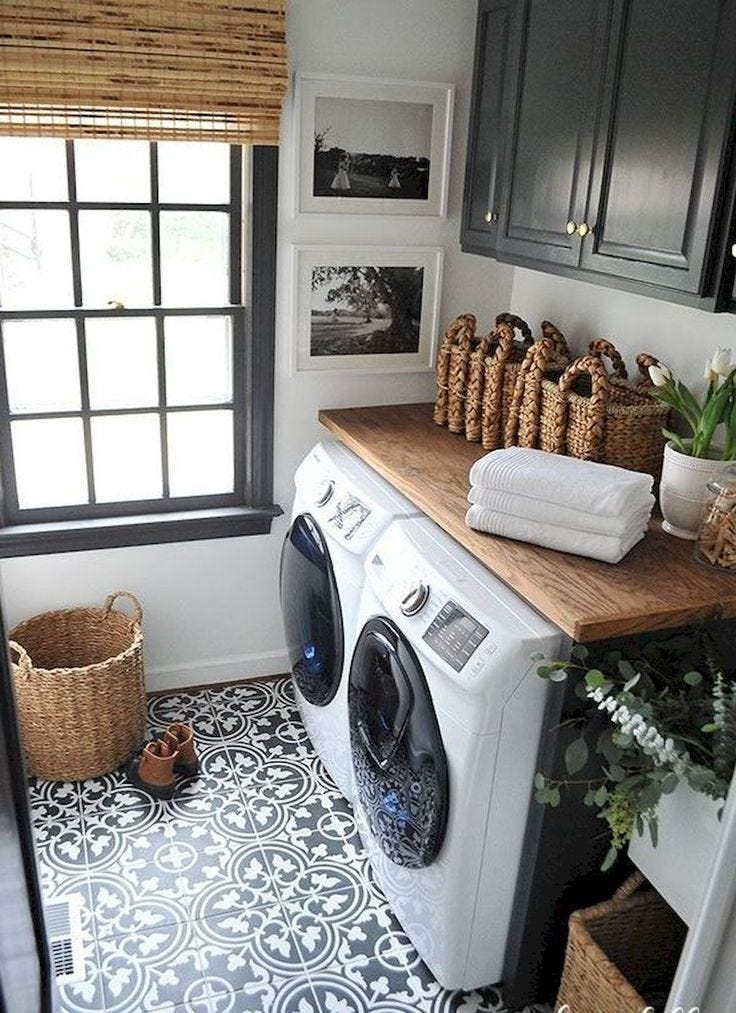 15 Best Small Laundry Room Ideas - Small Laundry Room Storage Tips