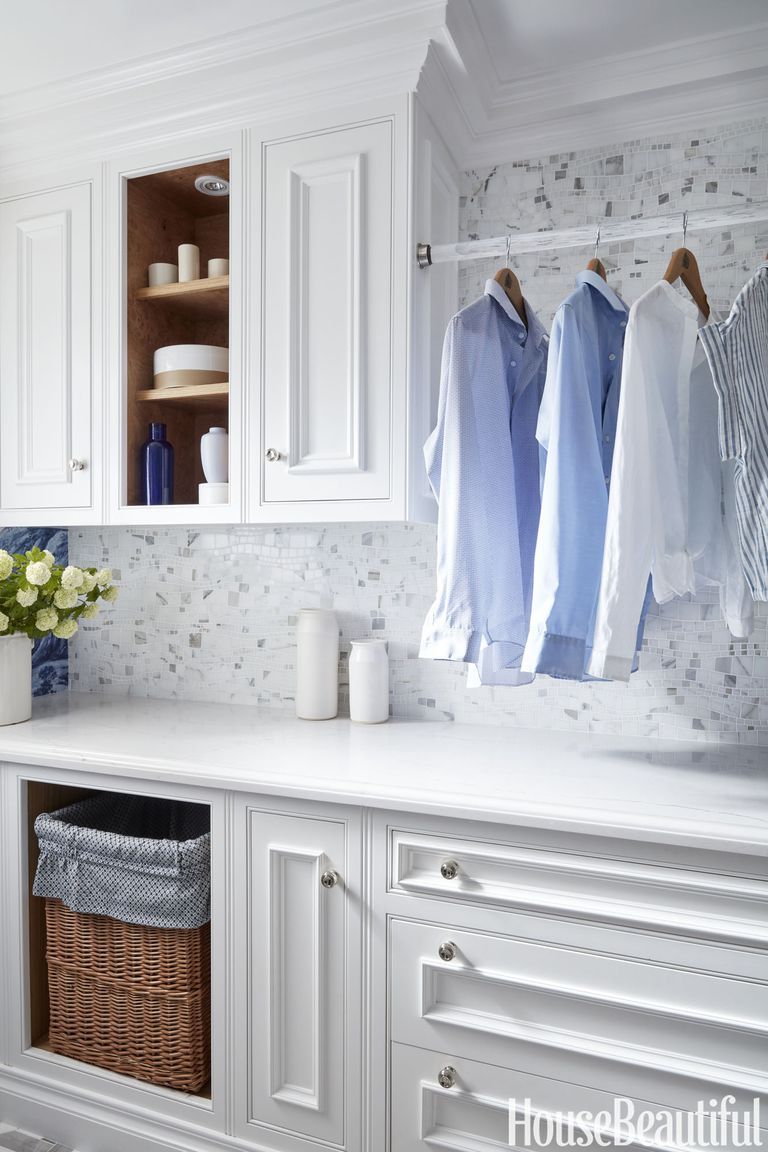 29 Small Laundry Room Ideas - Small Laundry Room Storage Tips