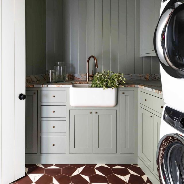 57 Small Laundry Room Ideas Space, Countertop Sink Over Washing Machine