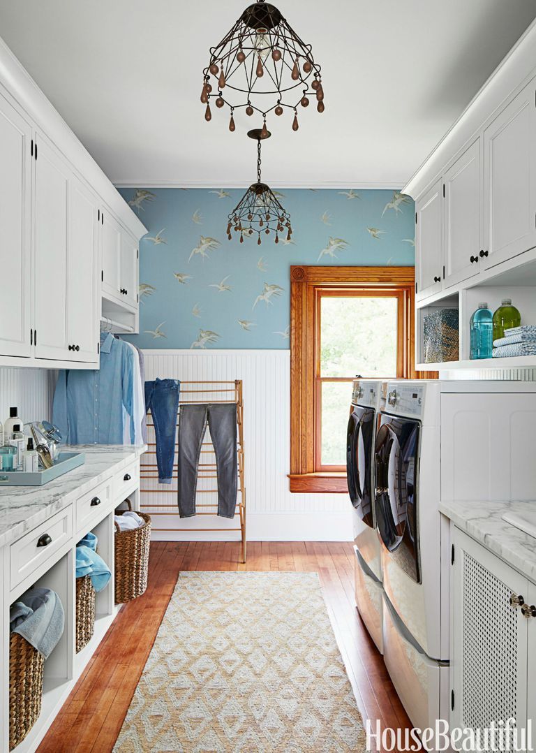 20 Small Laundry Room Ideas - Small Laundry Room Storage Tips