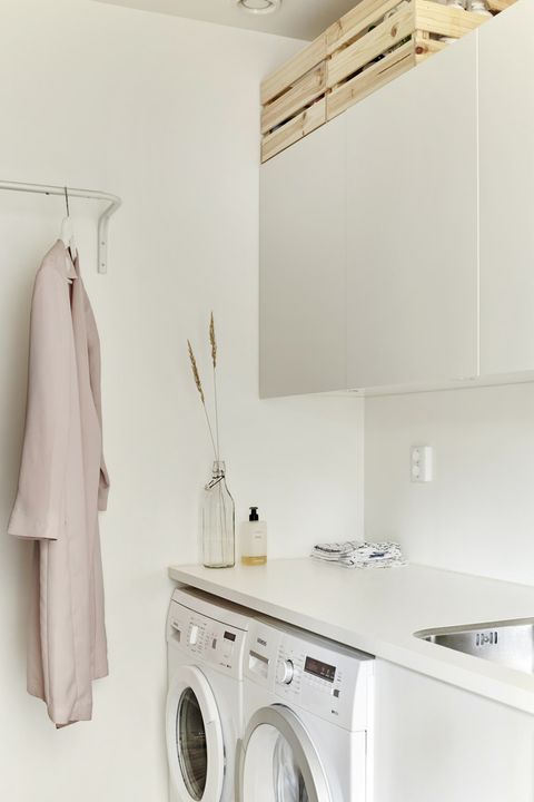 small laundry room ideas for storage