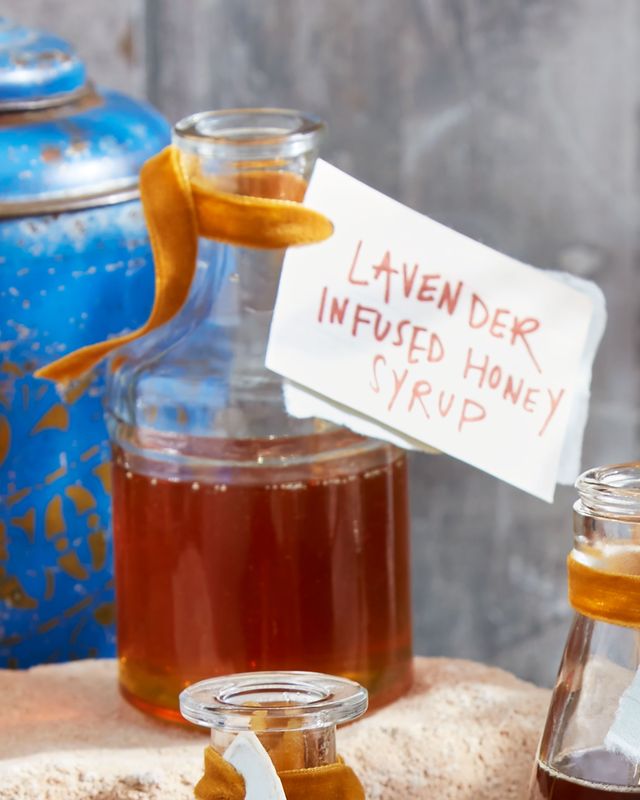 lavender infused honey syrup