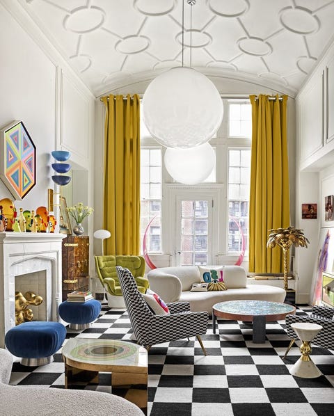 Designer Jonathan Adler S Manhattan Apartment Is An Explosion Of Colour And Fun