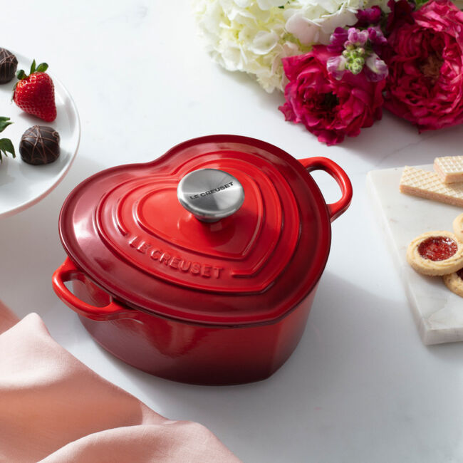 Le Creuset's Newest Limited-Edition Drop Is A Gorgeous Valentine's Day Collection