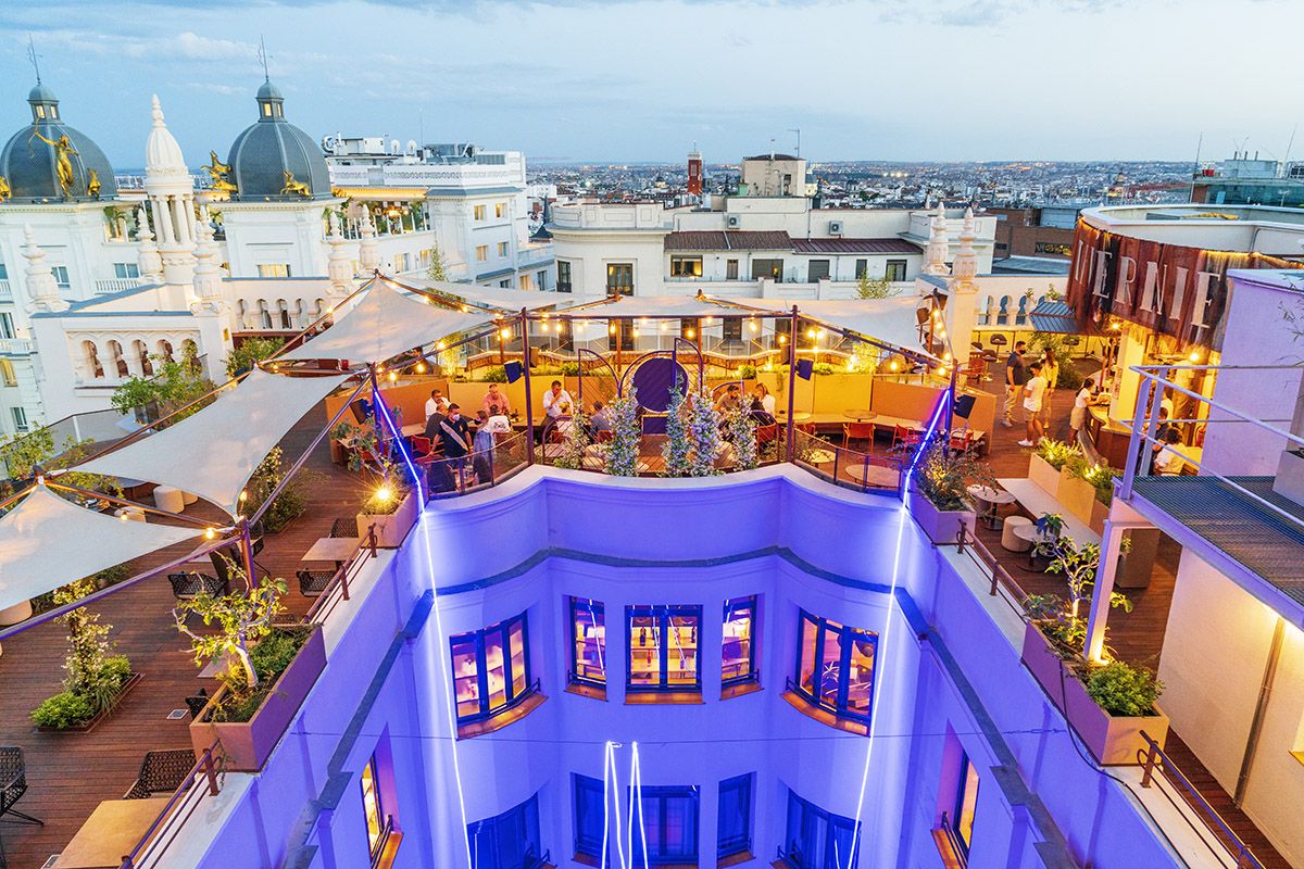azoteas con las mejores terrazas con vistas de Madrid