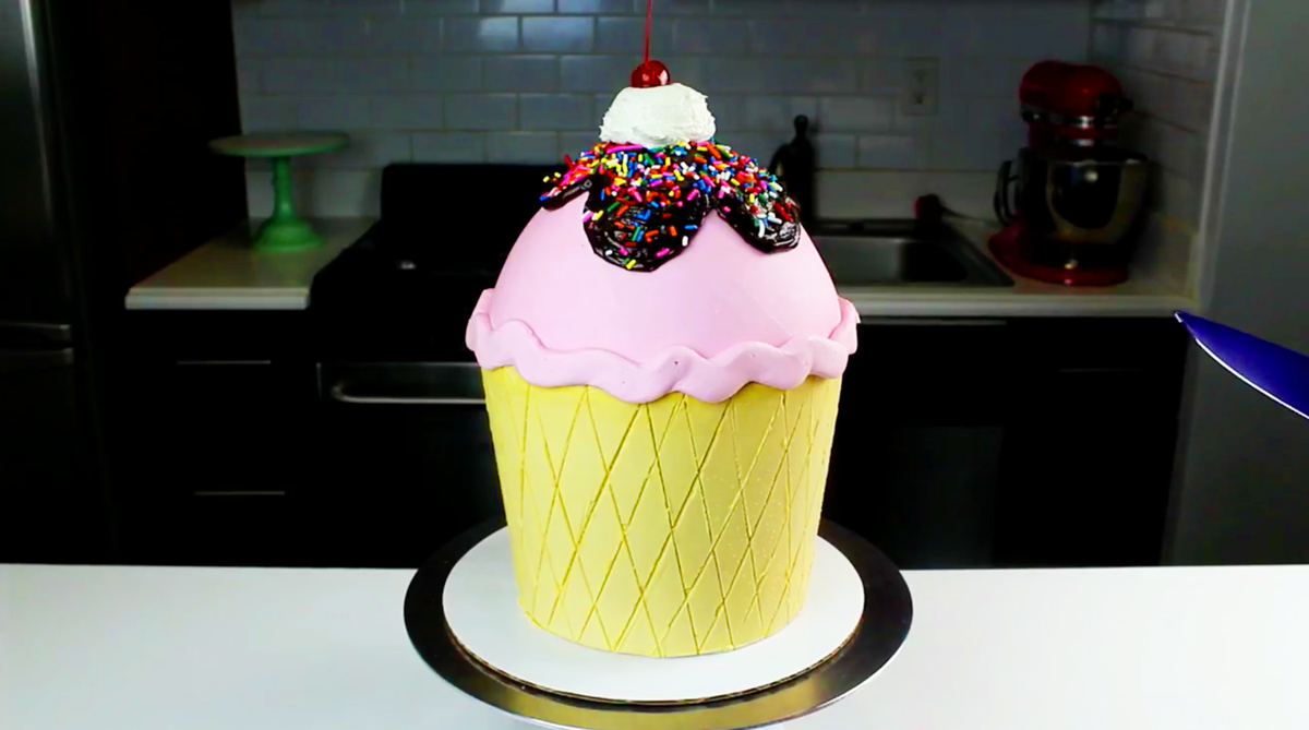 This Giant Ice Cream Sundae Is Actually Cake