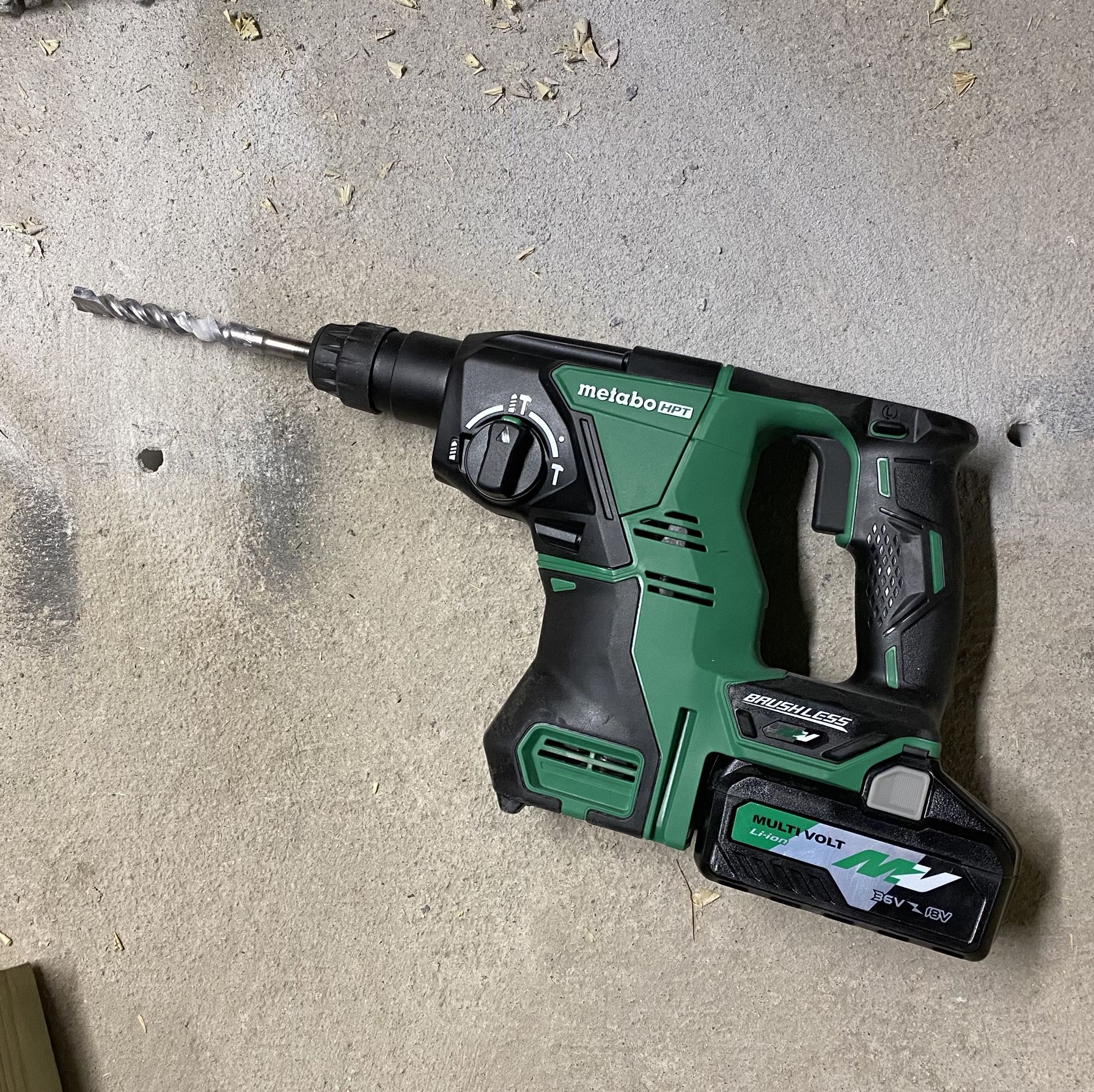 For Making Holes in Concrete, Get Metabo HPT's MultiVolt Rotary Hammer Drill