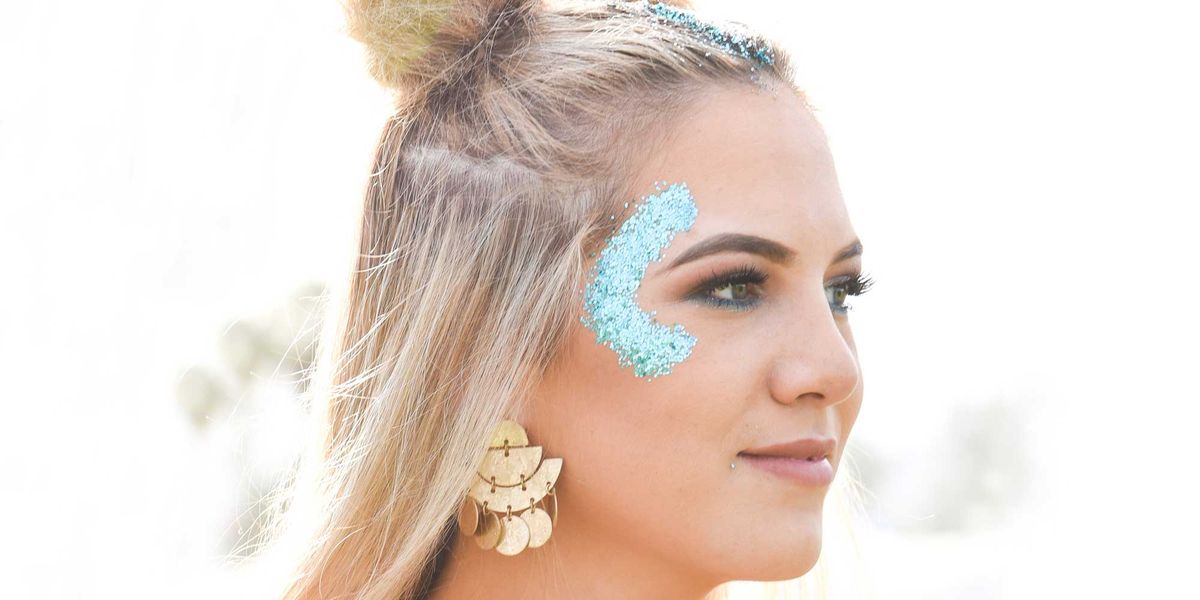 Hair and Makeup at Coachella 2018 — Music Festival Glitter 