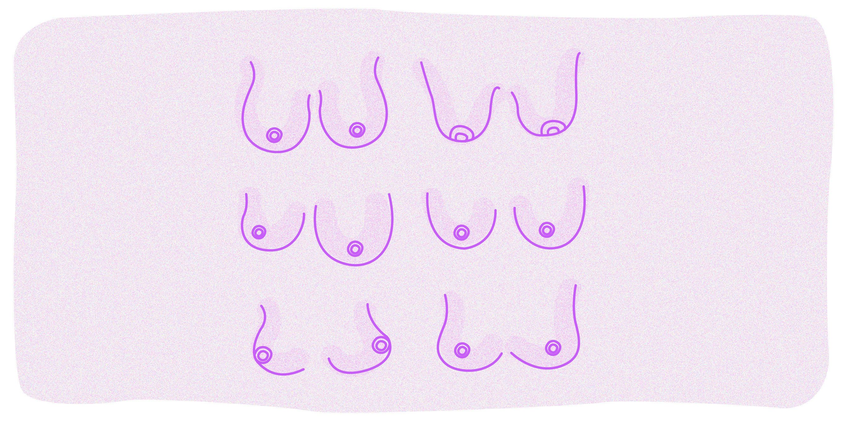 breast sizes examples