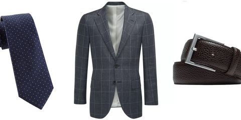 Clothing, Suit, Outerwear, Blazer, Formal wear, Jacket, Pattern, Button, Sleeve, Collar, 