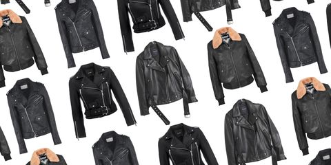 Leather, Clothing, Jacket, Outerwear, Leather jacket, Textile, Material property, Bag, 