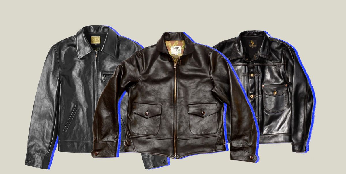 Men's Italian-Made Leather Bomber Jacket
