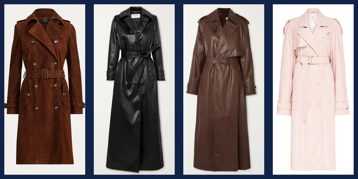 10 Best Leather Trench Coats 2021, Images Of Leather Trench Coats In Style