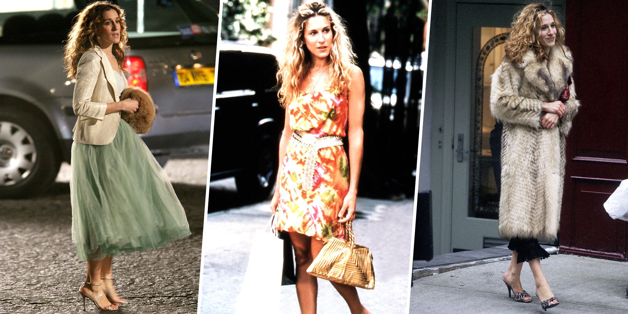 Shop Carrie Bradshaw S Sex And The City Clothing Sarah Jessica Parker Satc Outfit Ideas