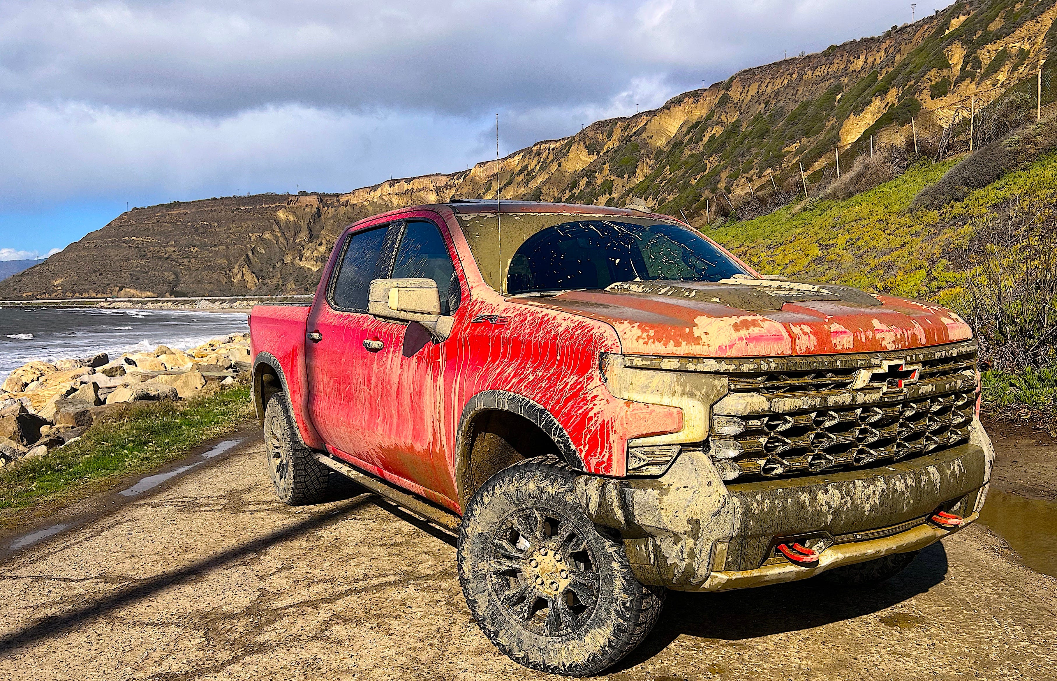 muddy chevy silverado