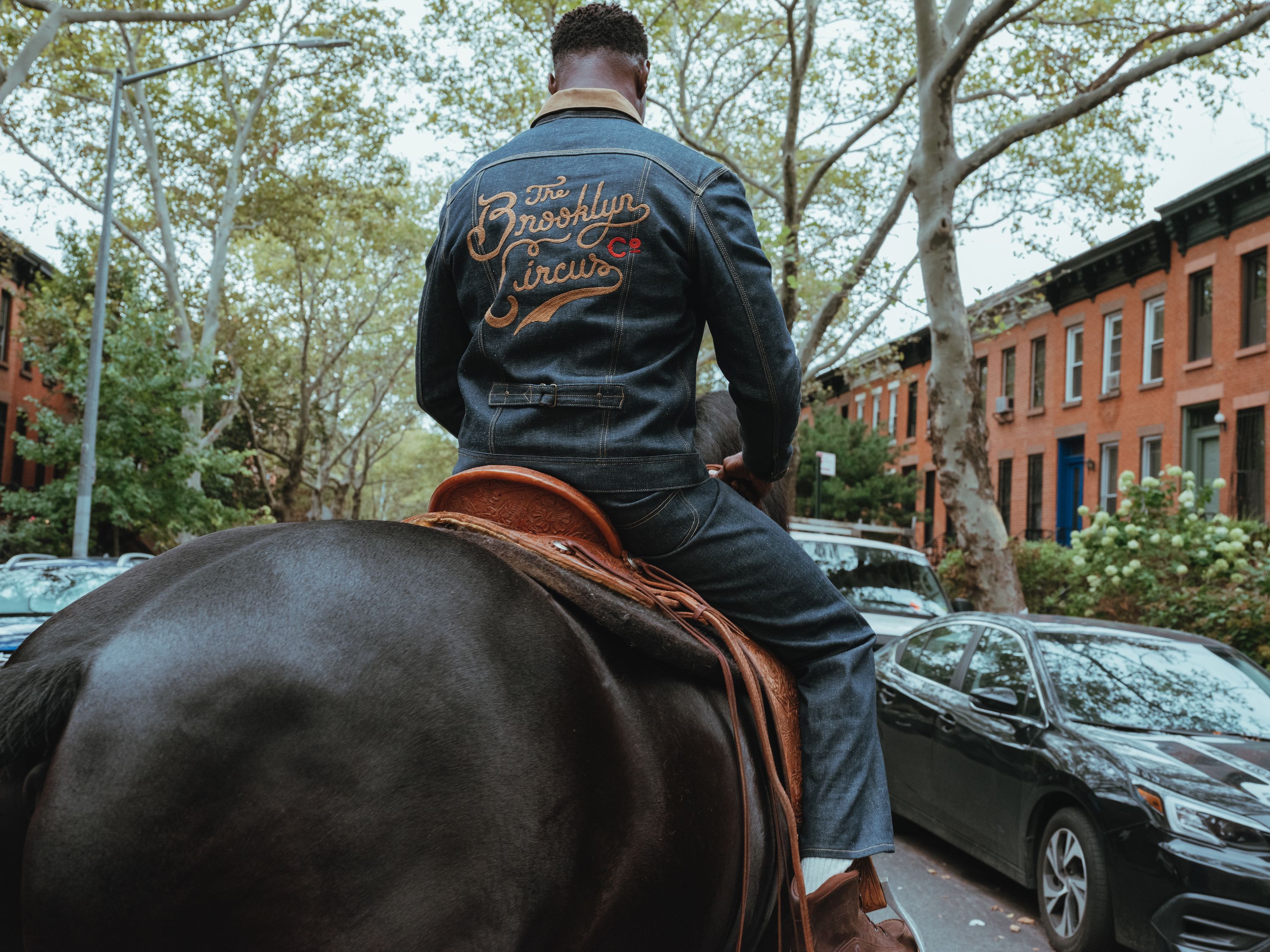 Lee® x The Brooklyn Circus® Cowboys Graphic Sweatshirt in Black