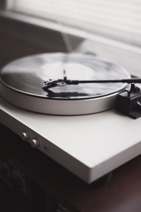 Record player, Electronics, Gramophone record, Black-and-white, Still life photography, 