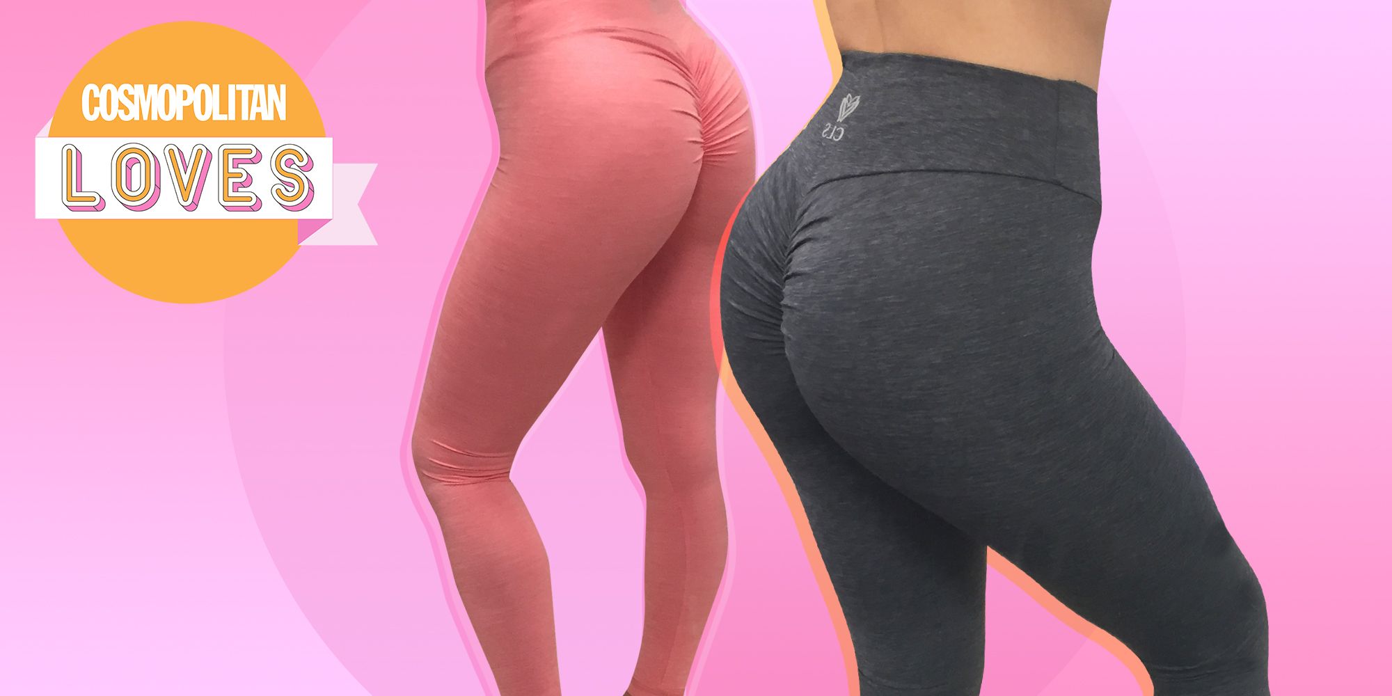 ruched bottom gym leggings