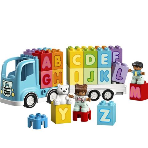 lego duplo creative play alfabet vrachtwagen