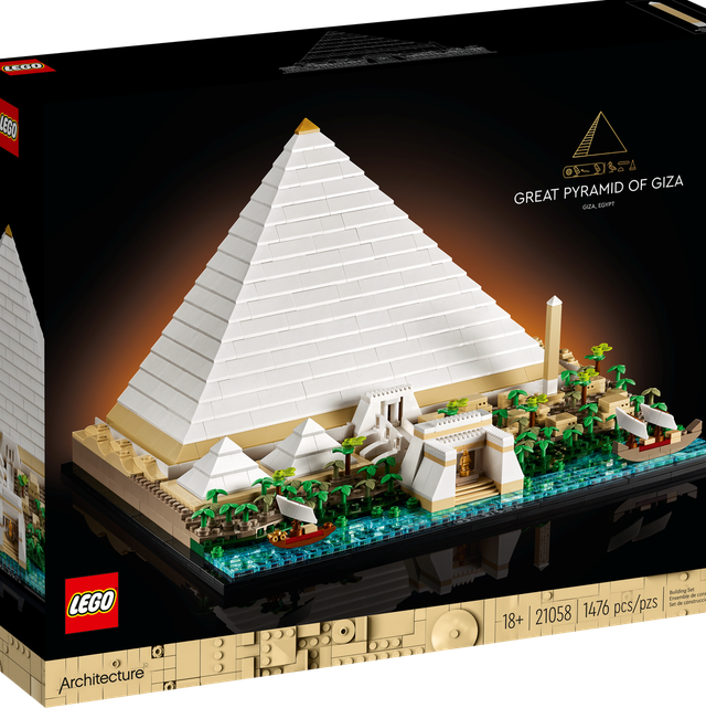 lego great pyramid of giza set front of box