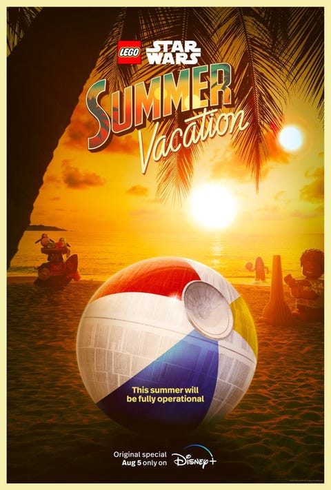 lego star wars summer vacation disney poster