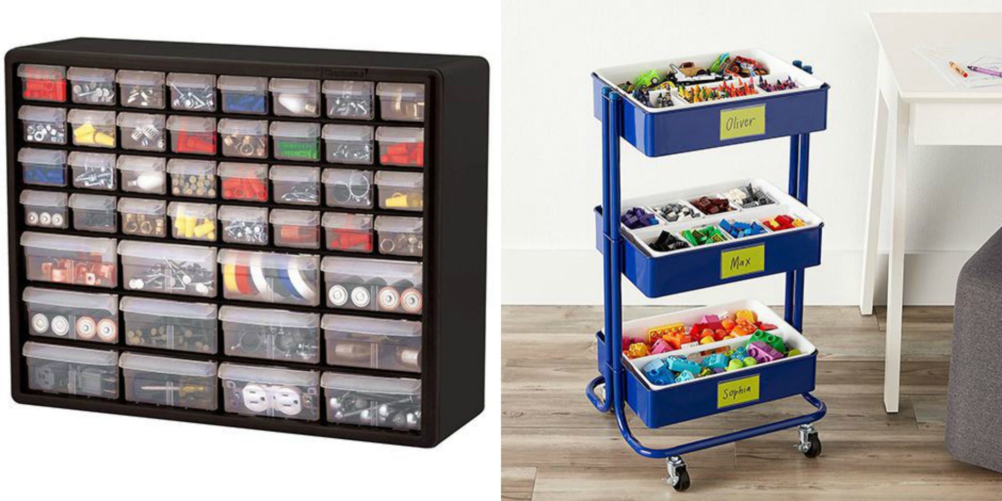 lego storage unit with drawers