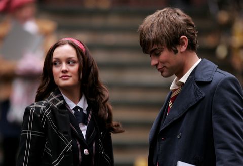 Chace Crawford en Leighton Meester On Location for "Gossip Girl" - November 26, 2007