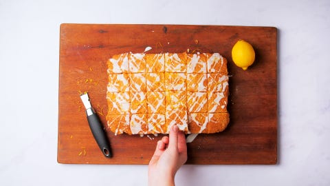 best birthday cake recipes lemon drizzle traybake