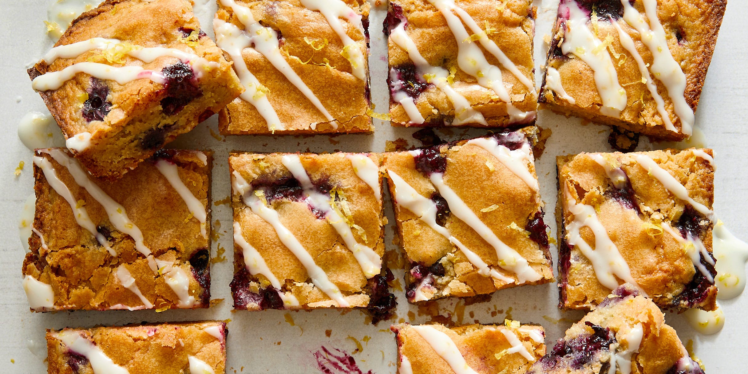 Lemon-Blueberry Blondies Are Just Another Good Excuse To Combine Your Favorite Flavors