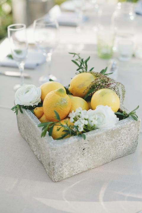 9 Lemon Wedding Decoration Ideas - Wedding Themes For Summer