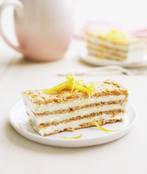 lemon maple icebox cake