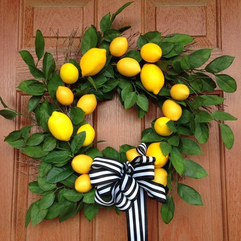 Lemon Wreath - Summer Wreaths Lemon Wreath - Summer Wreaths