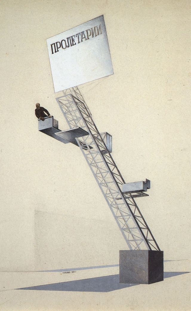 costruttivismo russo il tributo a lenin di lissitzky