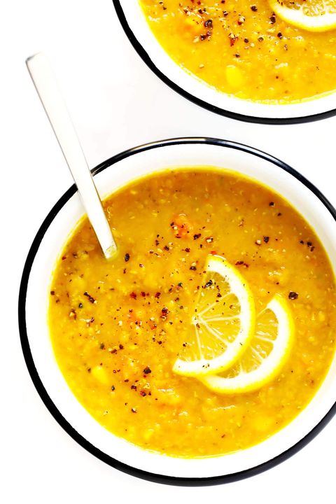 lemony lentil soup vegan slow cooker