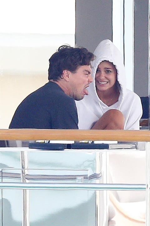 leonardo dicaprio face yacht