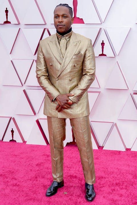 leslie odom jr at the 2021 oscars