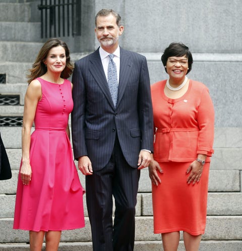Felipe VI y la reina Letizia reciben las llaves de la ciudad en su visita a  Nueva Orleans