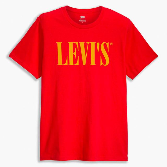 auricular Nominal personalizado Levi's adelanta las rebajas en sus camisetas de hombre con logo