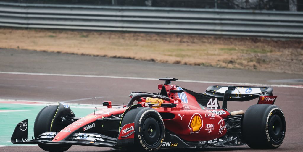 Lewis Hamilton Crashes During Ferrari F1 Testing in Barcelona