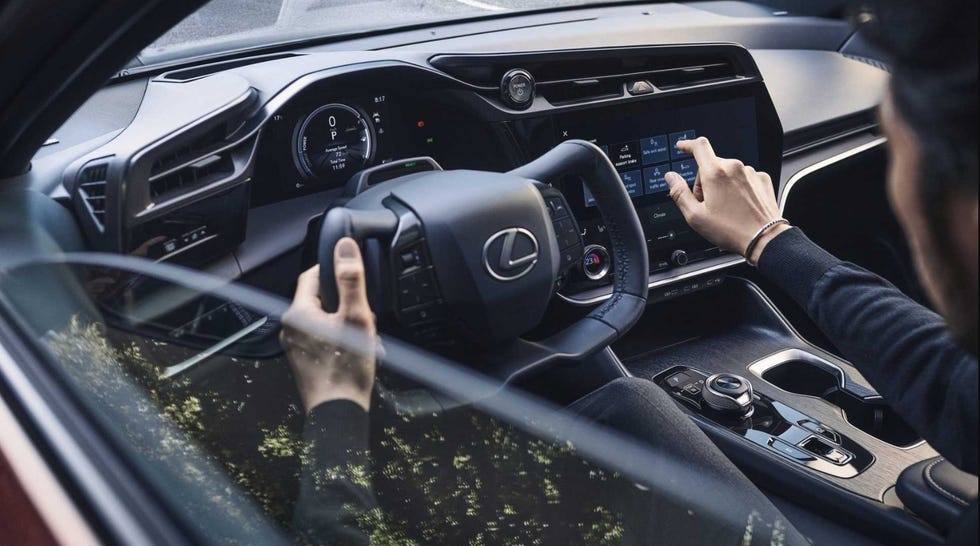 Lexus Shows Yoke Steering in Upcoming RZ 450e EV