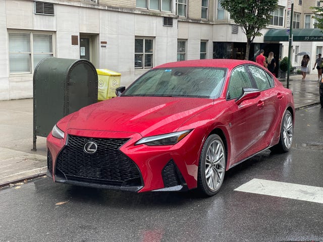 lexus is 500 f sport performance red 2022