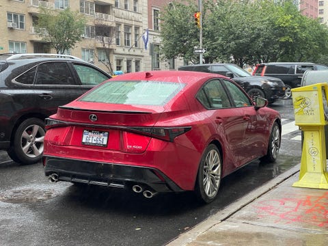 lexus is 500 f sport performance red 2022