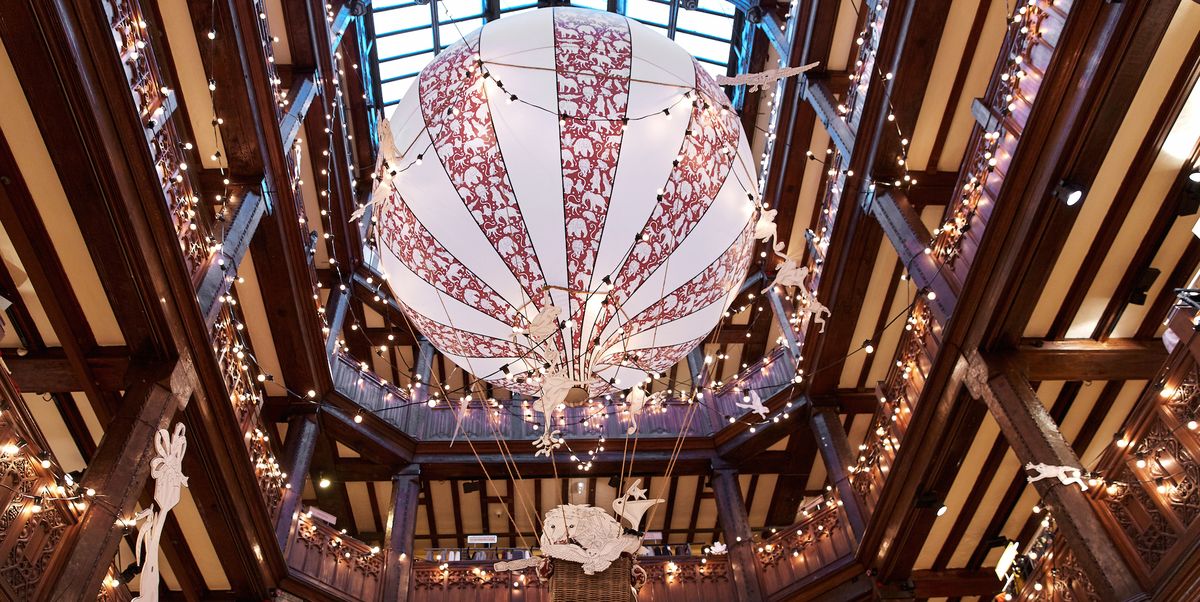 Liberty London Unveils Christmas Windows – And A Magical Hot Air