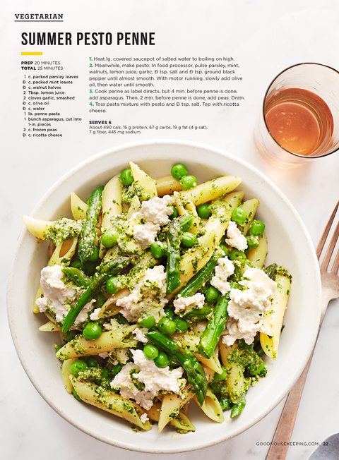 light and easy recipes pesto penne pasta