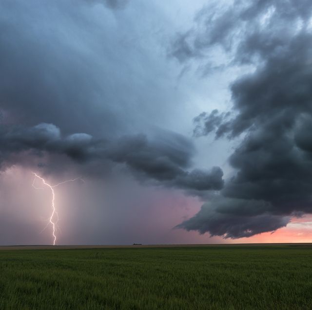 Lightning storm over Colorado