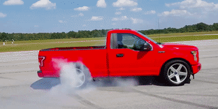 New Ford F 150 Svt Lightning Burnout Video Youthe Hooniverse