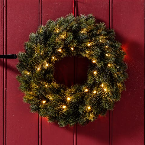 Best Christmas Wreaths Door Pre Lit Outdoor Wreath Christmas