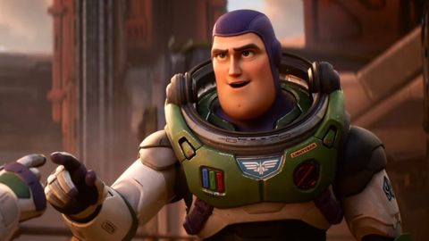 a scene from 'lightyear', which will hit our theaters this month of June